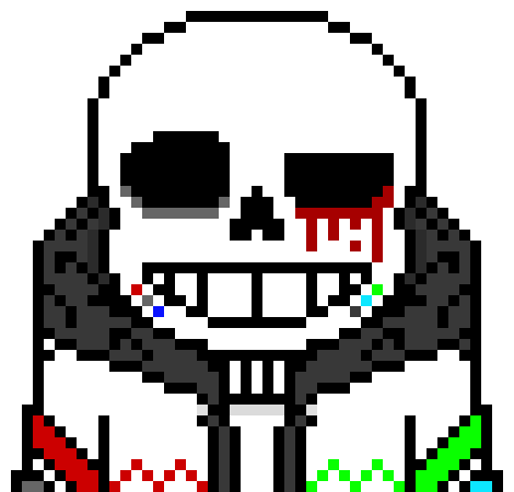 [b63bdb] *summon a red knife but a gaster hand grabs his arm before he can cut the HATE*