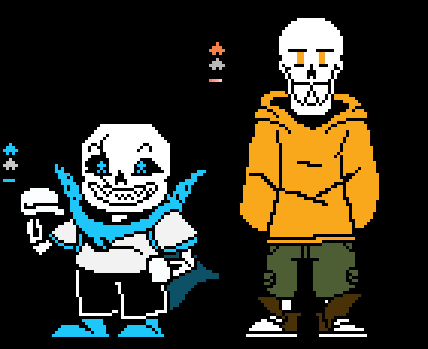 [454be4] swaprvertfell Sans and Papyrus