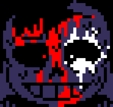 [7ce906] *(The white stuff is not what you think it is, it's just his past crazy self.) -HorrorTale Sans