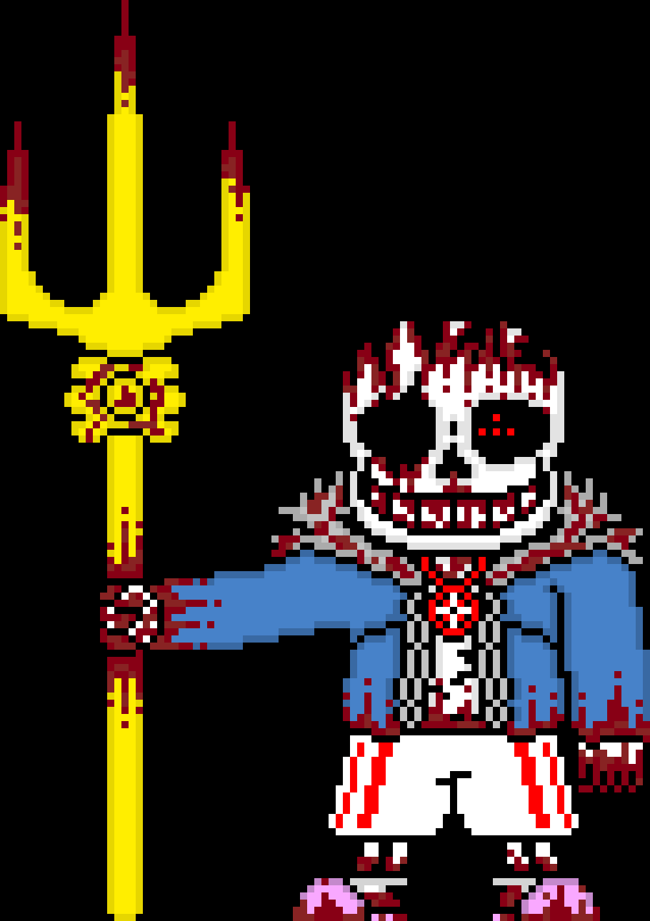 [e8cb42] *blocks it with trident* idiot *uses telekinesis to put the latex on his trident then stabs tem with it* HAHAHAHAH *tps away before tem turns into a latex and omega flowey attack him* 