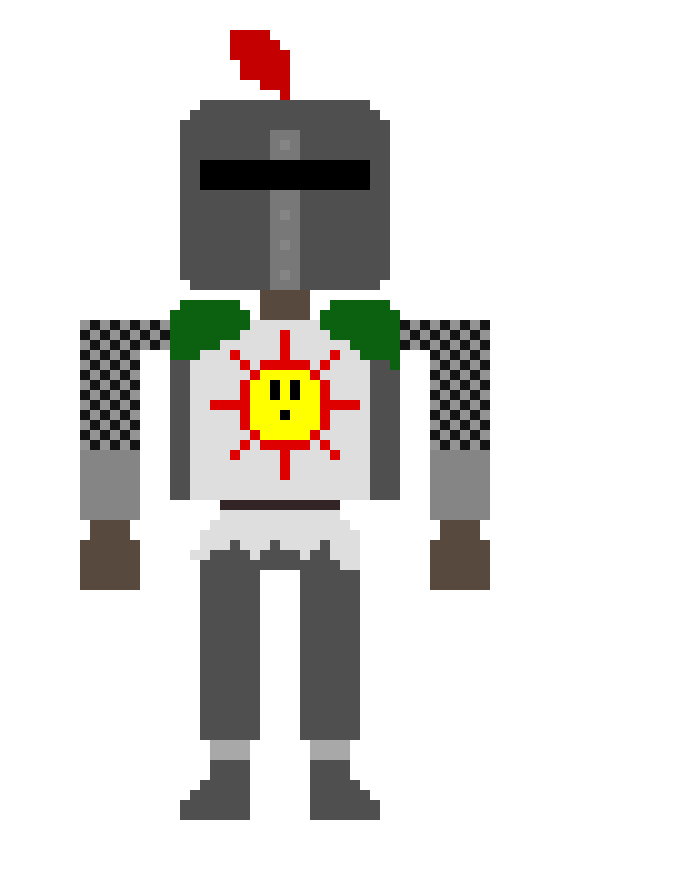 [2fcb16] Solaire: Oh hello creature! Wait.....You seem....Familar.....I feel like I met you before....