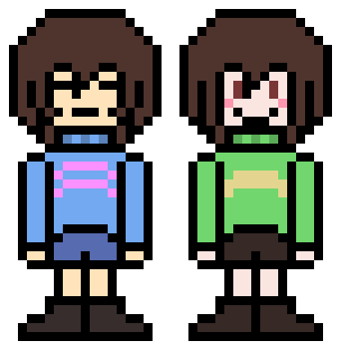 [37eeee] Frisk and Chara Revamp