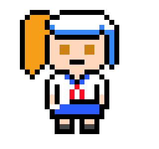 [2131c8] TidePod Chan Danganrompa pixel sprite