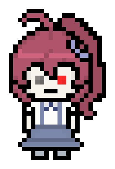 [c4cdf4] danganronpa pixel sprite cheering base