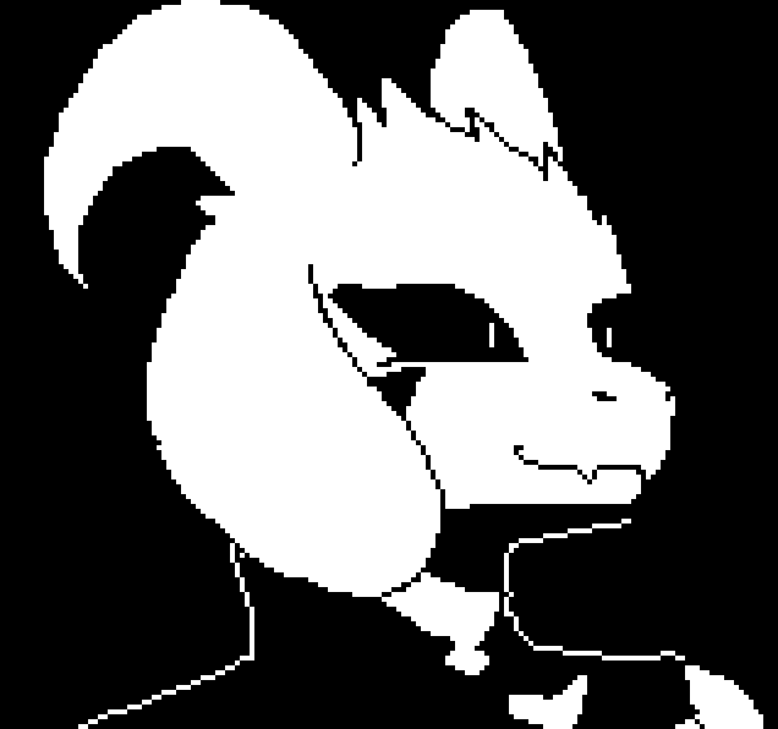 [1623b5] 1) Open Space: if it has any open spaces it can bend it's own structe to fit through the space no matter how small and 2) Giving Up:  Giving up means no longer having something to fight for and leaving yourself exposed