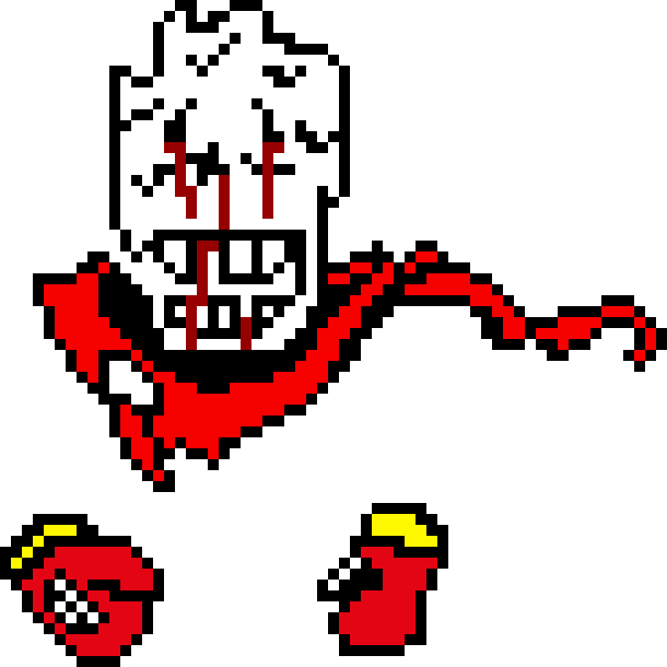 [9664c4] DustTale sad Papyrus Sprite 