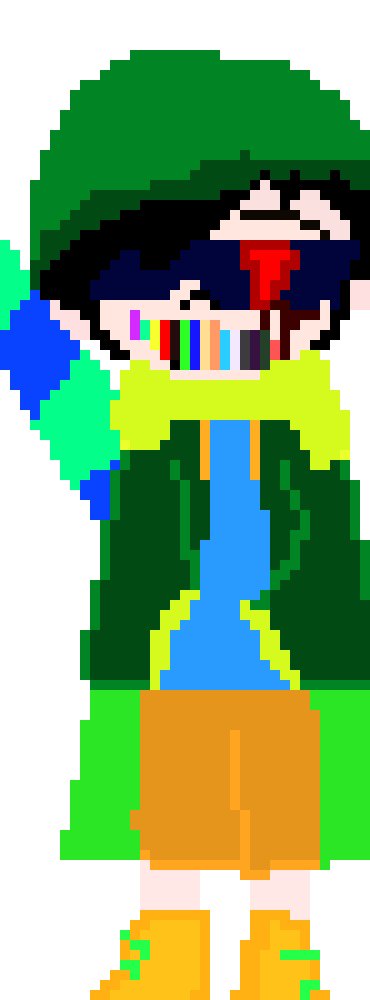 [904ba9] clicks buttun a dance floor shows up with lights he throws a epic party