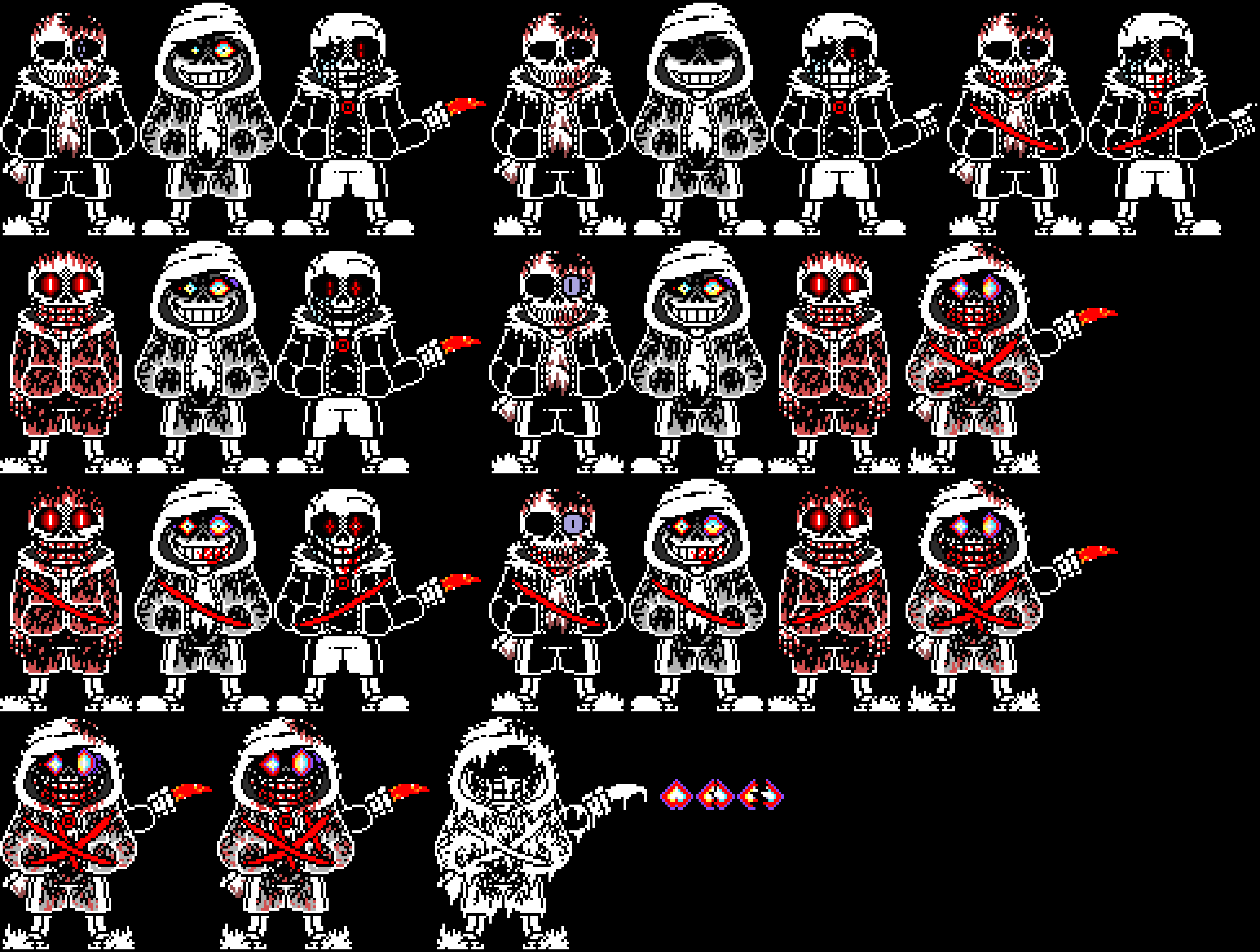 [63ceb7] FFFFFFFFFUUUUUUUUUCCCCCKKKKKKKK...... The last phase is just..... V.S, Chara..... And yet...... I don't wanna draw the sprite for them.......... God, fuck...........