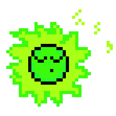 [545c1c] *The rock is now full covered in plasma and sparks ocassionally*