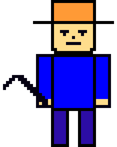 [3df5b3] 기본캐 농부 앞