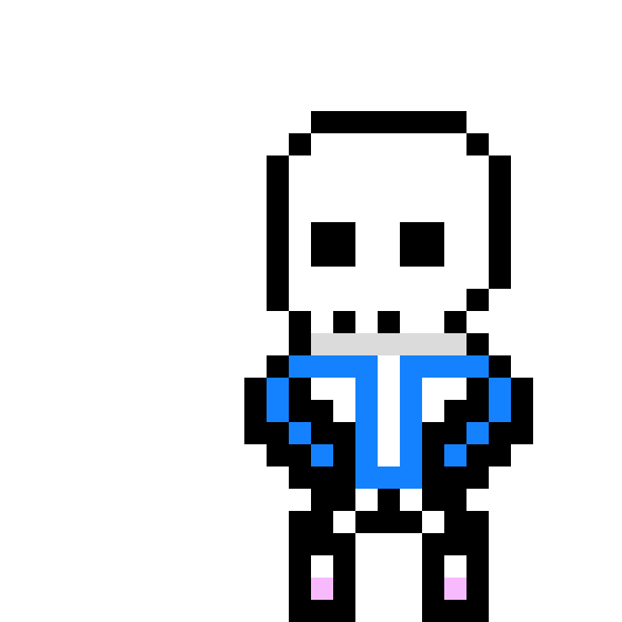 [9664c4] Sans pixel art