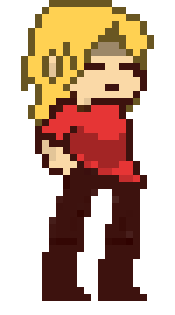 [980d57] *Notices the flaming log.* What the hell...?