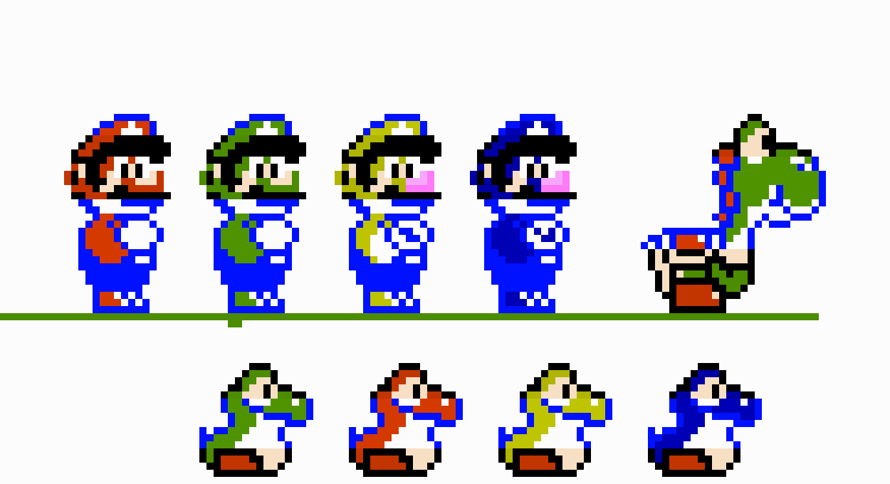 [1cc751] 8 Bit  Mario (Super Mario World) NES UGLY EEW!!!!!! 