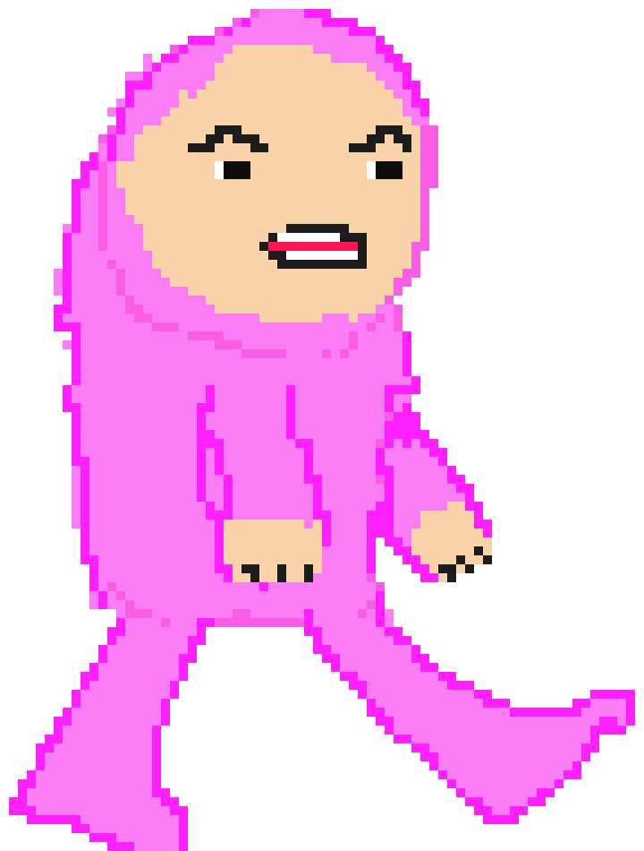 [2a9dbe] Pink Guy Running