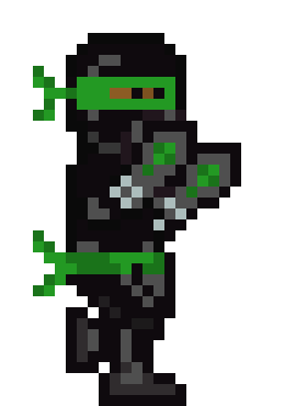 [bcb7cc] green Ninja walking 3
