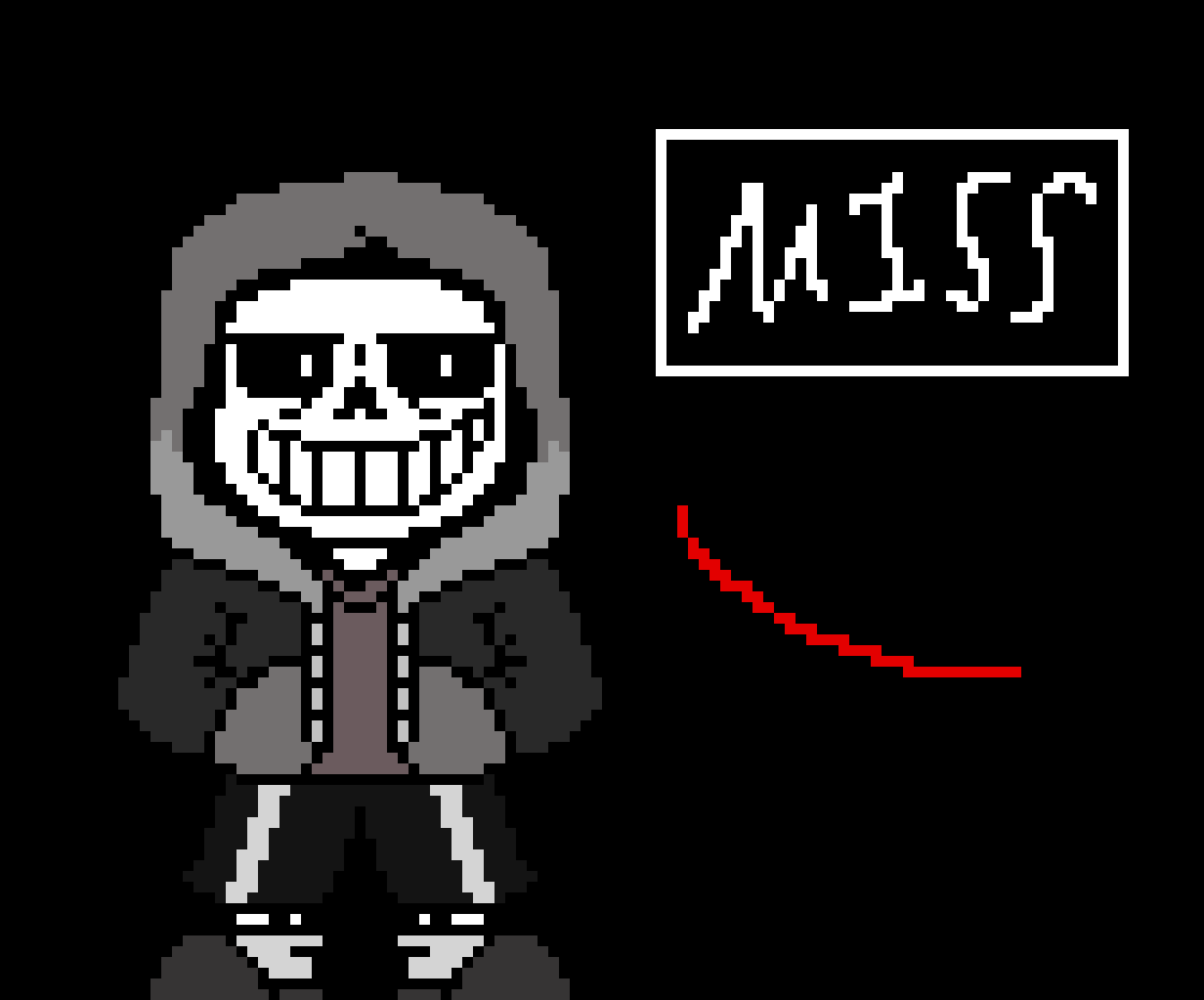 [9664c4] DD! Undertale Sans (Dodged)