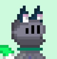 [18f49e] walks pass the suit of armor)