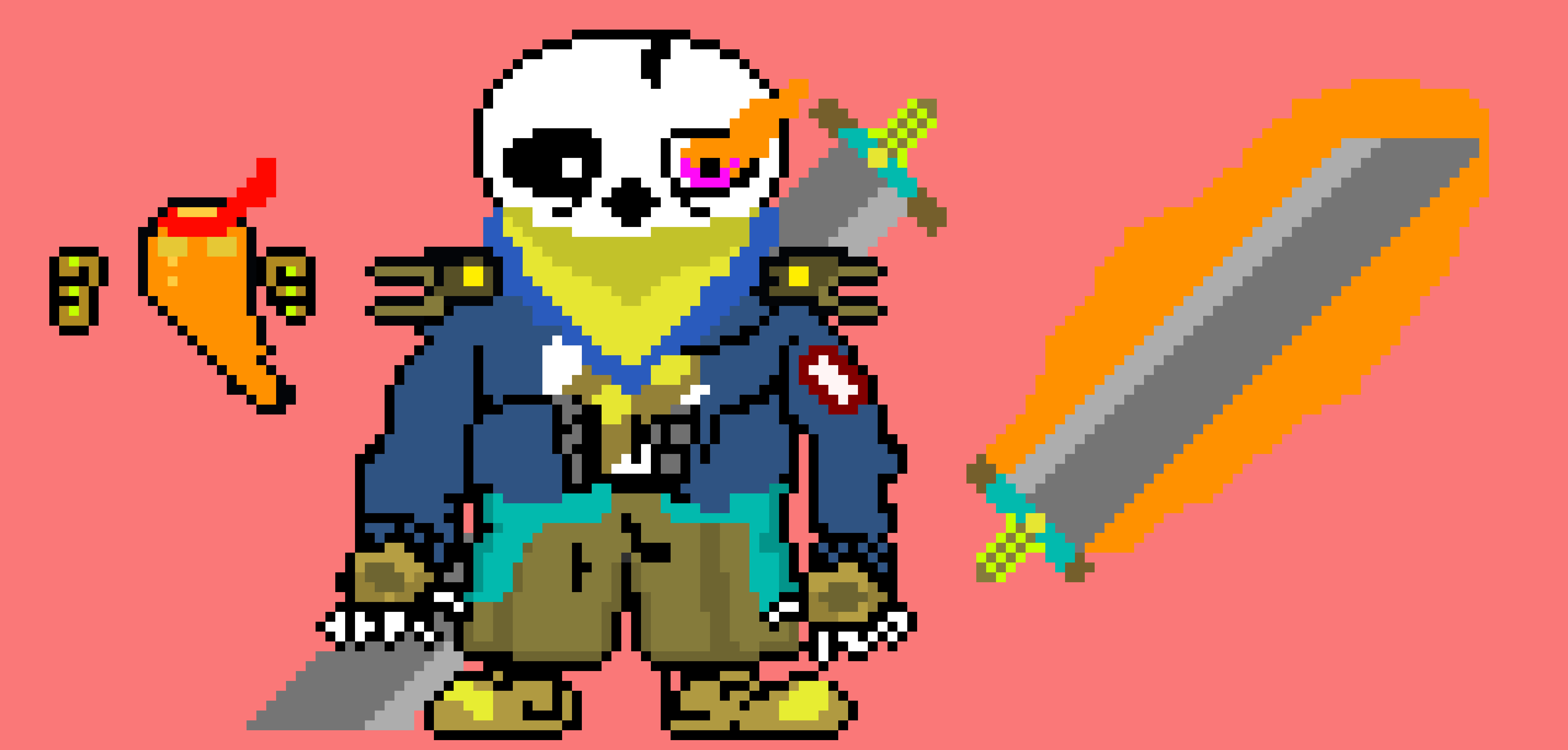 [ca8ee4] Survival!Sans(phase 2, 2nd battle)