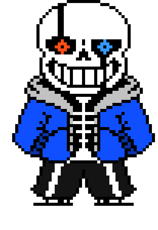 [9b382e] Sans HARD MODE Gaster Sprite