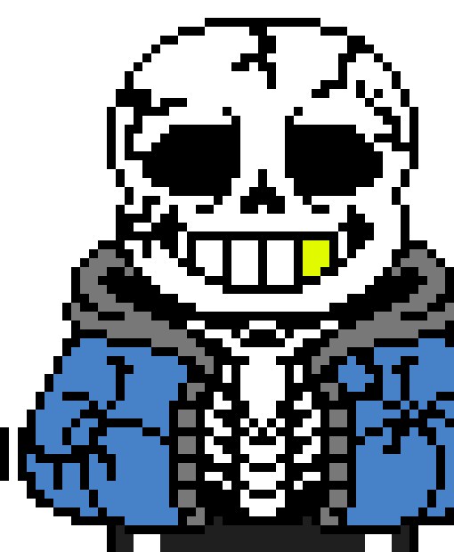 [450a4c] sans the skeleton: [blasts the blaster they are on]