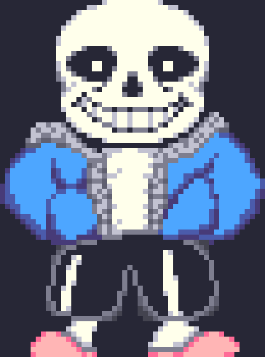 [6d4fc8] sans sprite upgrade (finished & colored)