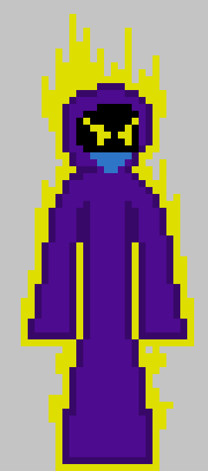 [30dec3] This is the Mage Tallblin. Mage Tallblins are giant goblin creatures, but Wearing cloaks. The Mage Tallblins are just large Mage Goblins, but all of their stats are heavily amplified. -Ez