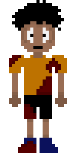 [25d002] Uh- *He slowly stands up, reaching for something at his waist*