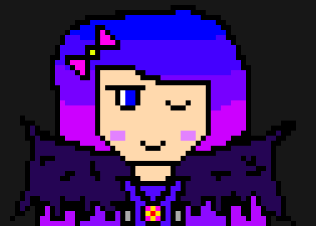 [d616b8] She's watching everything in DST's void with HZ and ??? (If you don't know who is ??? he is HZ's brother he has the color of blue , yellow and red (and actually I say that his name is ??? is because IDK what should I call him))