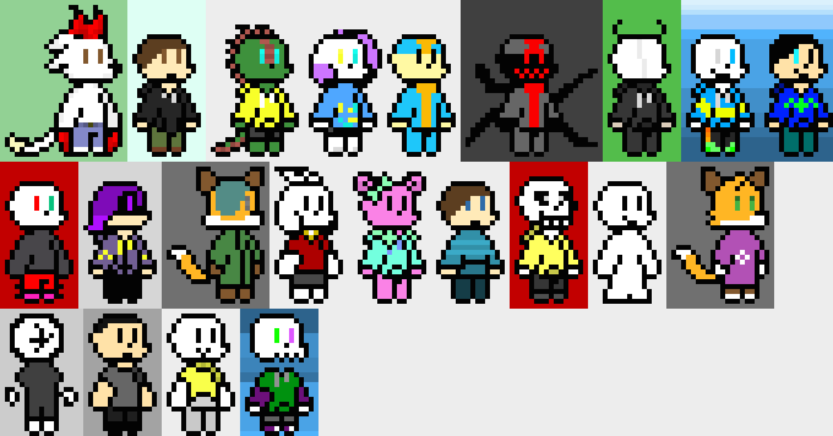 [63ceb7] Here`s, the list rn, and the background are changed a little... So then, anyone who isn`t here want me to add them?...