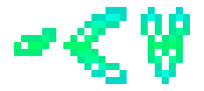 [5b2f3e] -after a while, simply, cyan, white, navy blue, cornflower blue, and peach start appearing, Colors of someone... familiar-