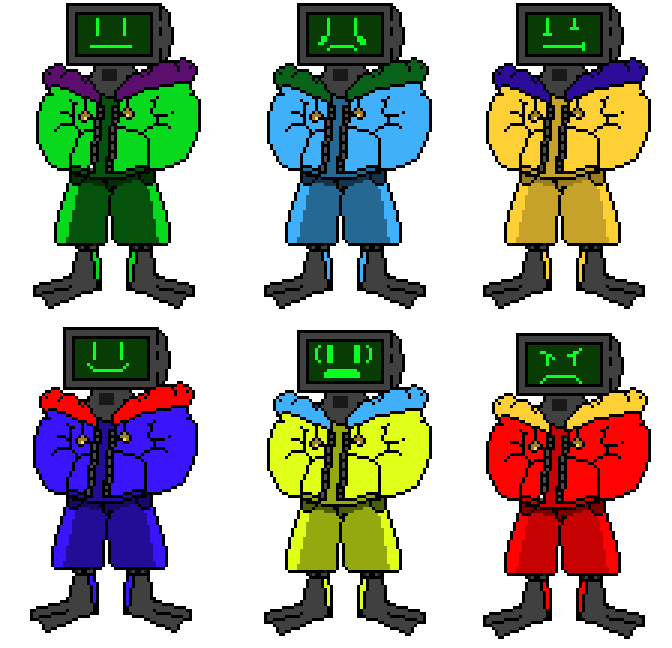 [3a33bd] Hey what do you guys think of the emotions I did for this guy?-Cade