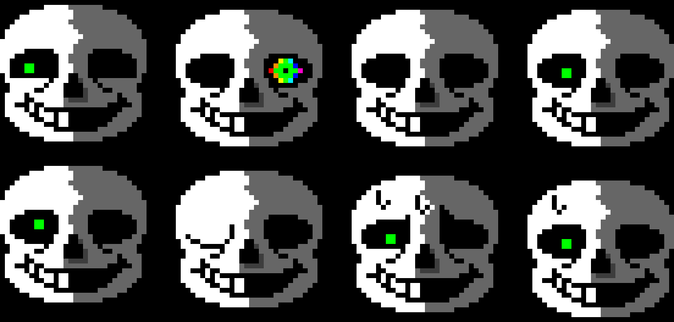 [d9e693] Sans facial expressions part 1 (DreamSMPTale)
