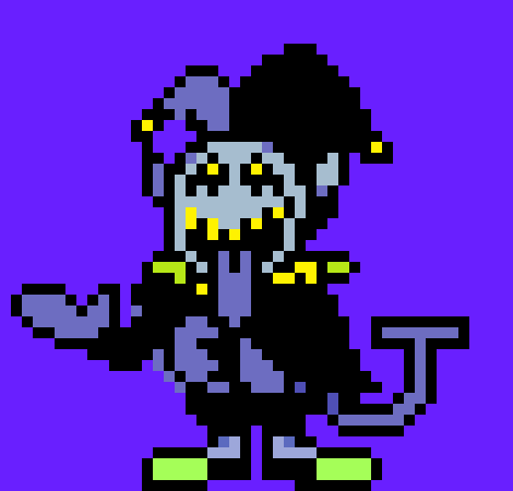 [970cdd] Jevil-*He awaits for Evans team to attack*