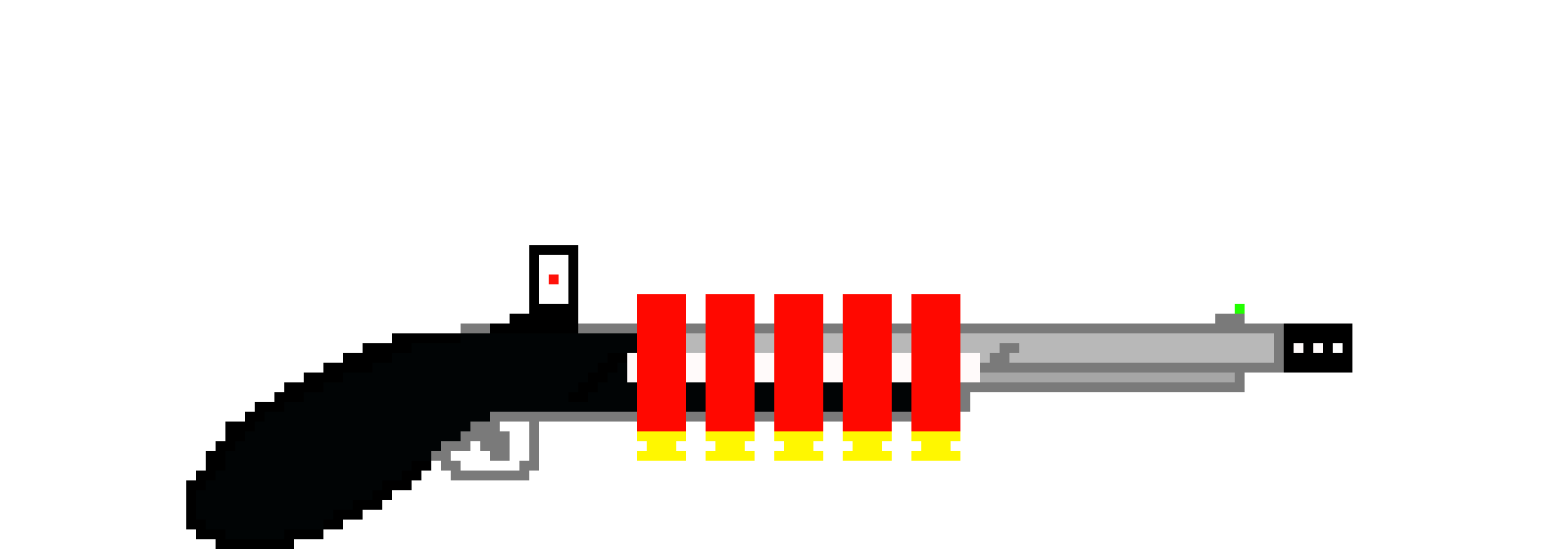 [11bff7]  Tactical Double Barrel Shotgun w/ shell holder on barrel