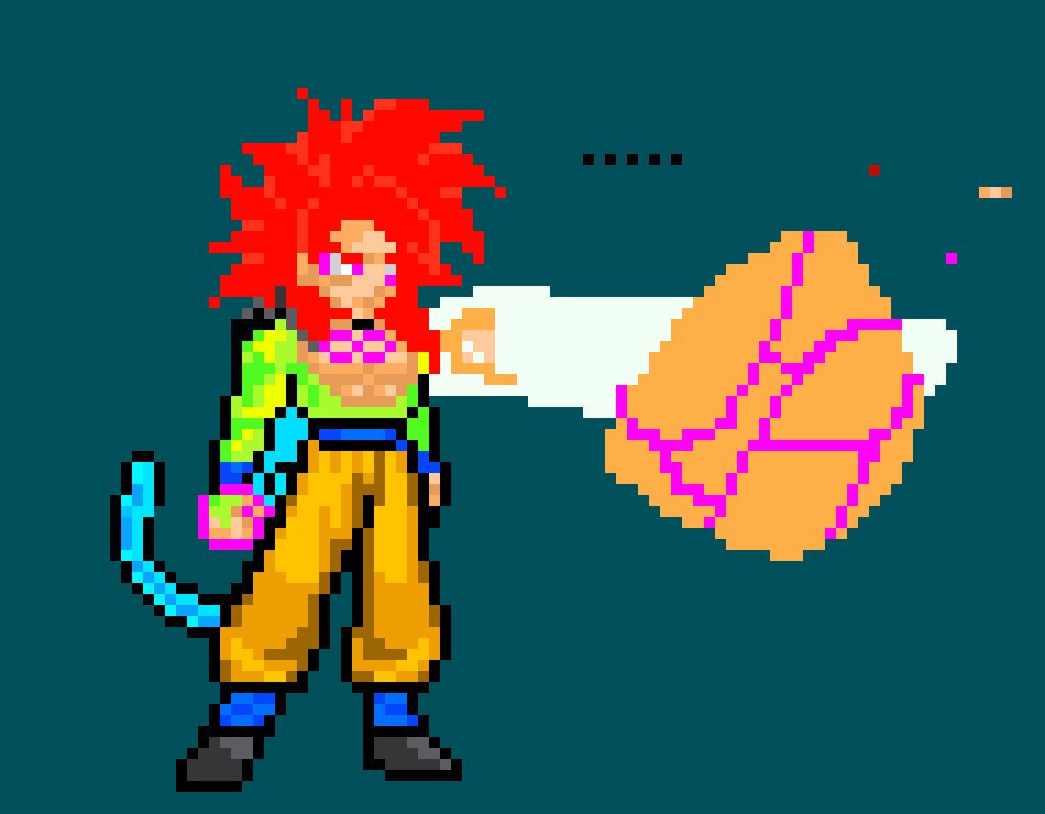 [993fcc] Super Saiyan Infinity Goku Physic Mode