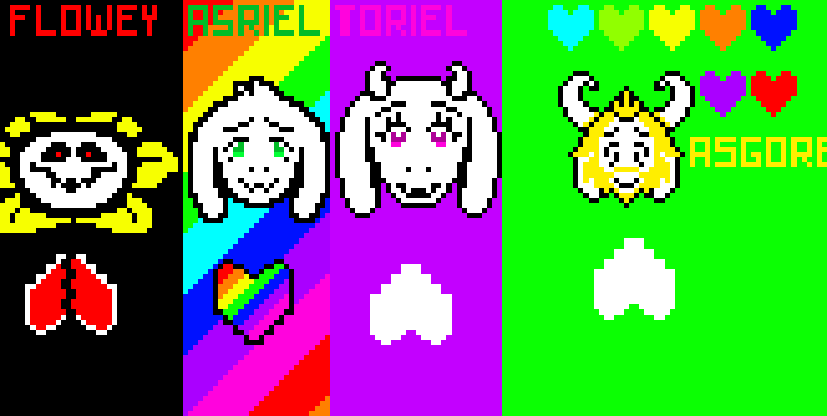 [9664c4] Undertale Dreemurr Heads