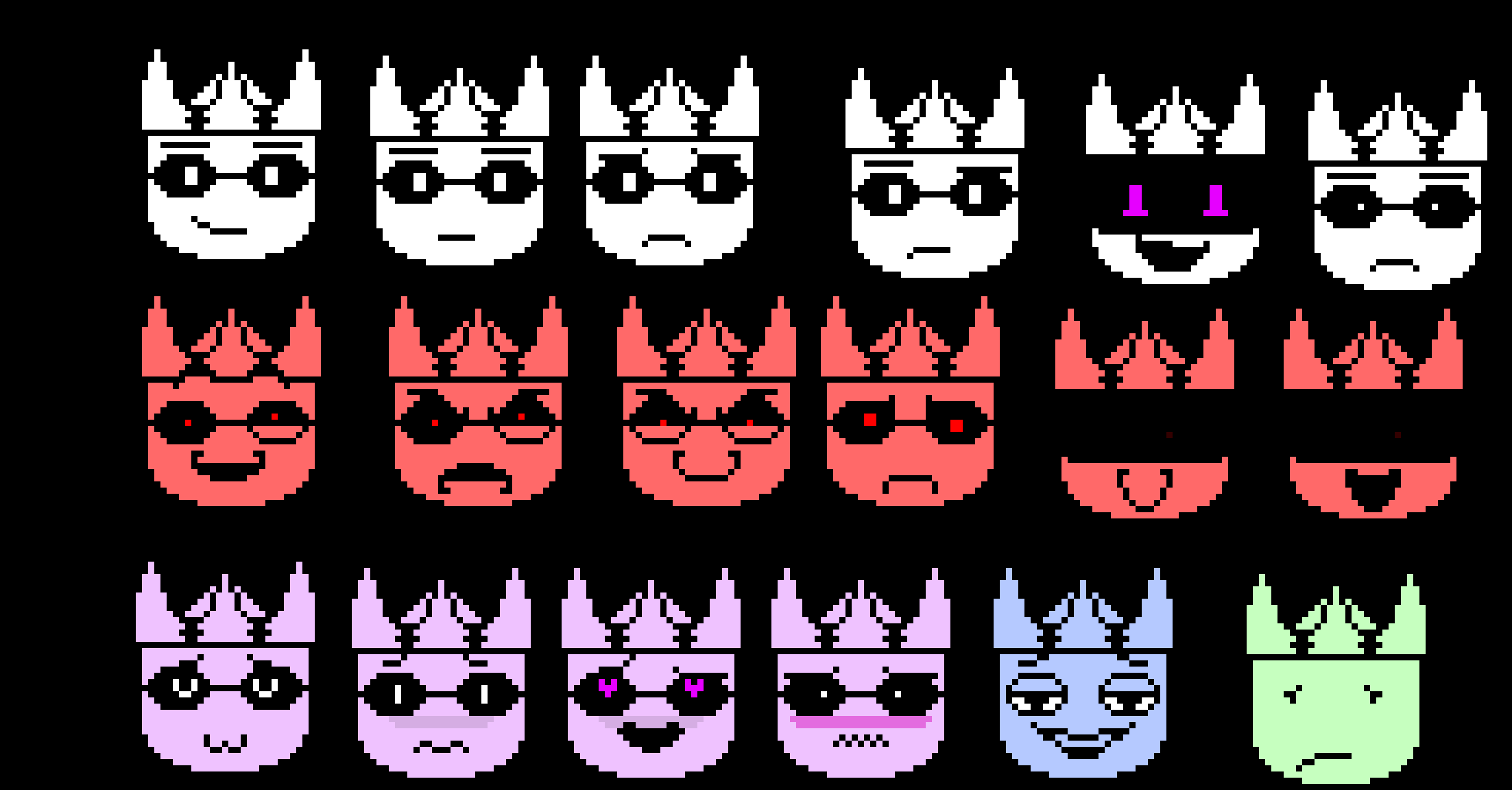 [f8aa15] King Squid expressions (alot more emotions this time, also GOLD EDITION)