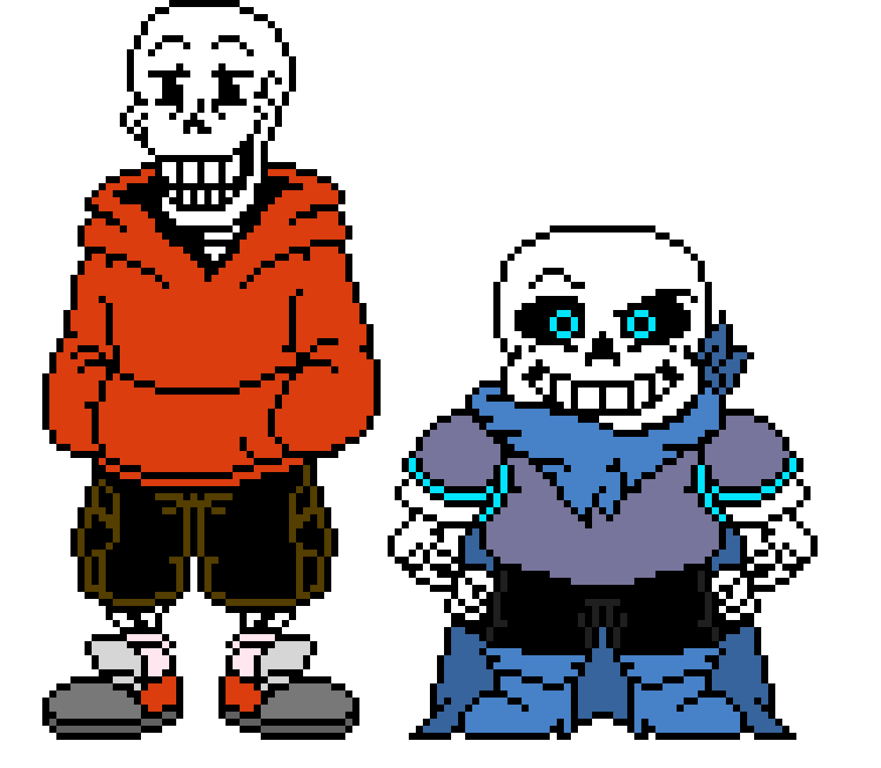 [84230f] Underswap Sans and Papyrus