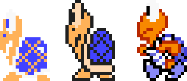 [98f4db] Blue Koopa Troopas