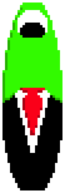 [0e64bf] green dude for something