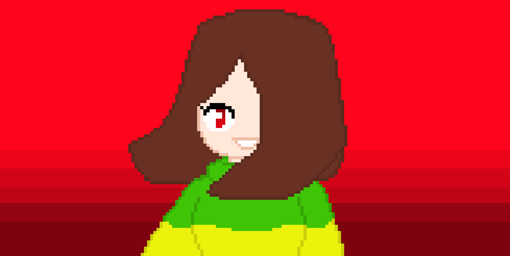 [9664c4] made my other drawing into Chara:)
