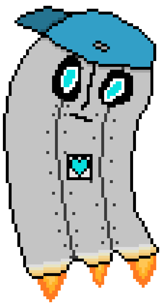 [5accb8] (That's a great idea winter!) *He floats outside the doorway for the studio and meets Clickbot there.* You must be click, right?}SE!Napstablook