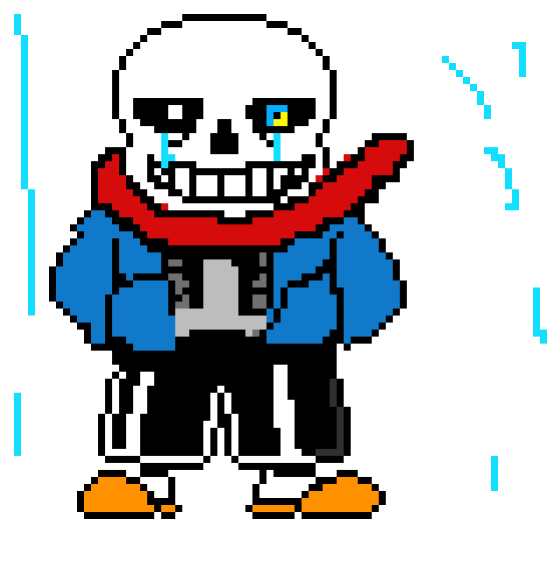 [07ef89] Tears in the rain. sans sprite