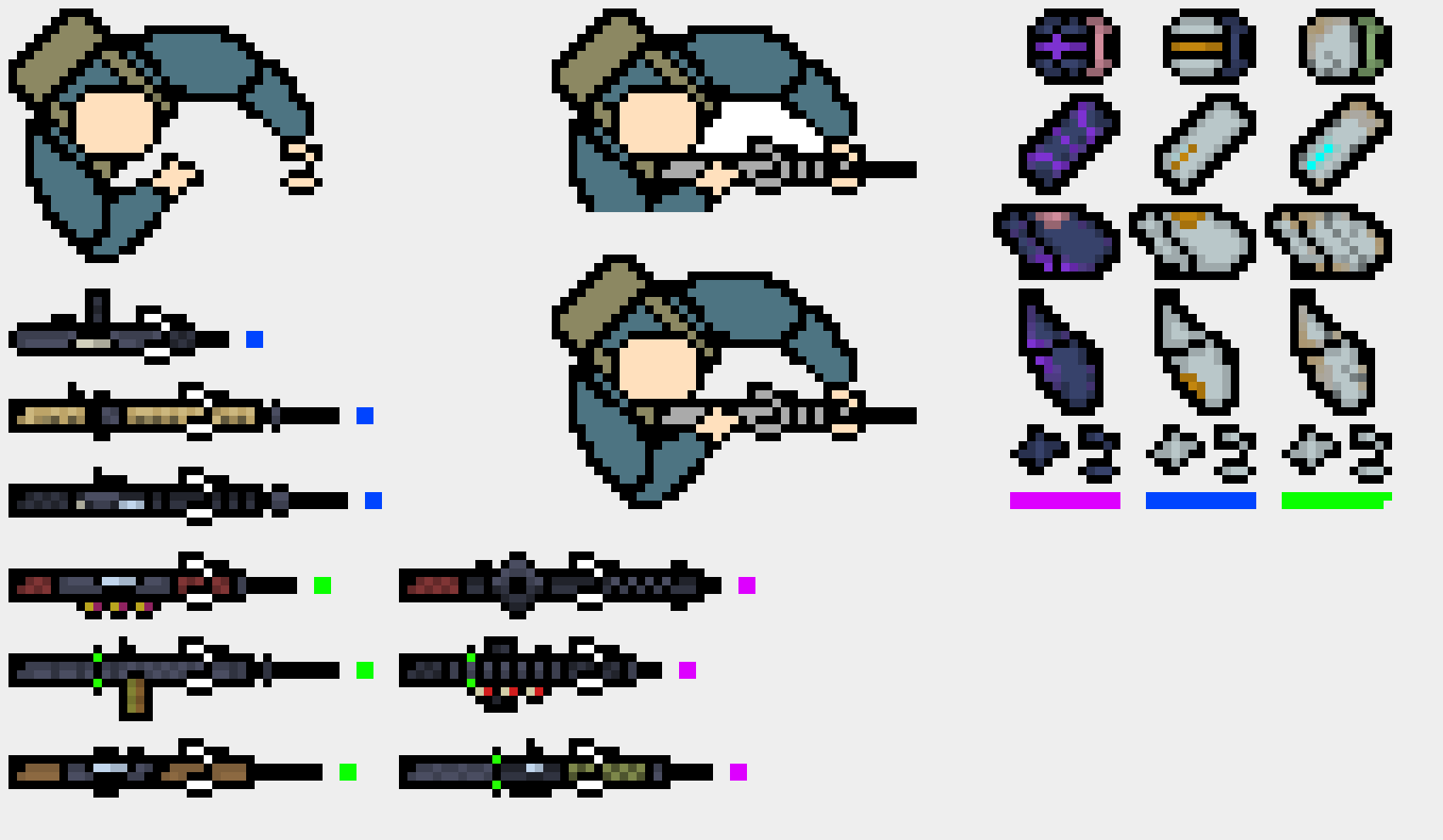 [216baf] Custom Player Sprite For Top-Down-Shooter