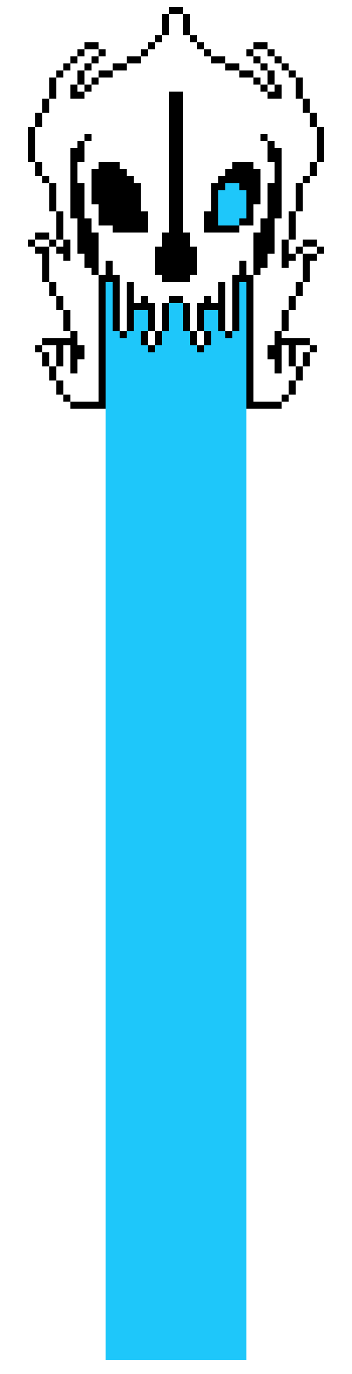 [9e334a] Undertale GASTER BLASTER Sprite