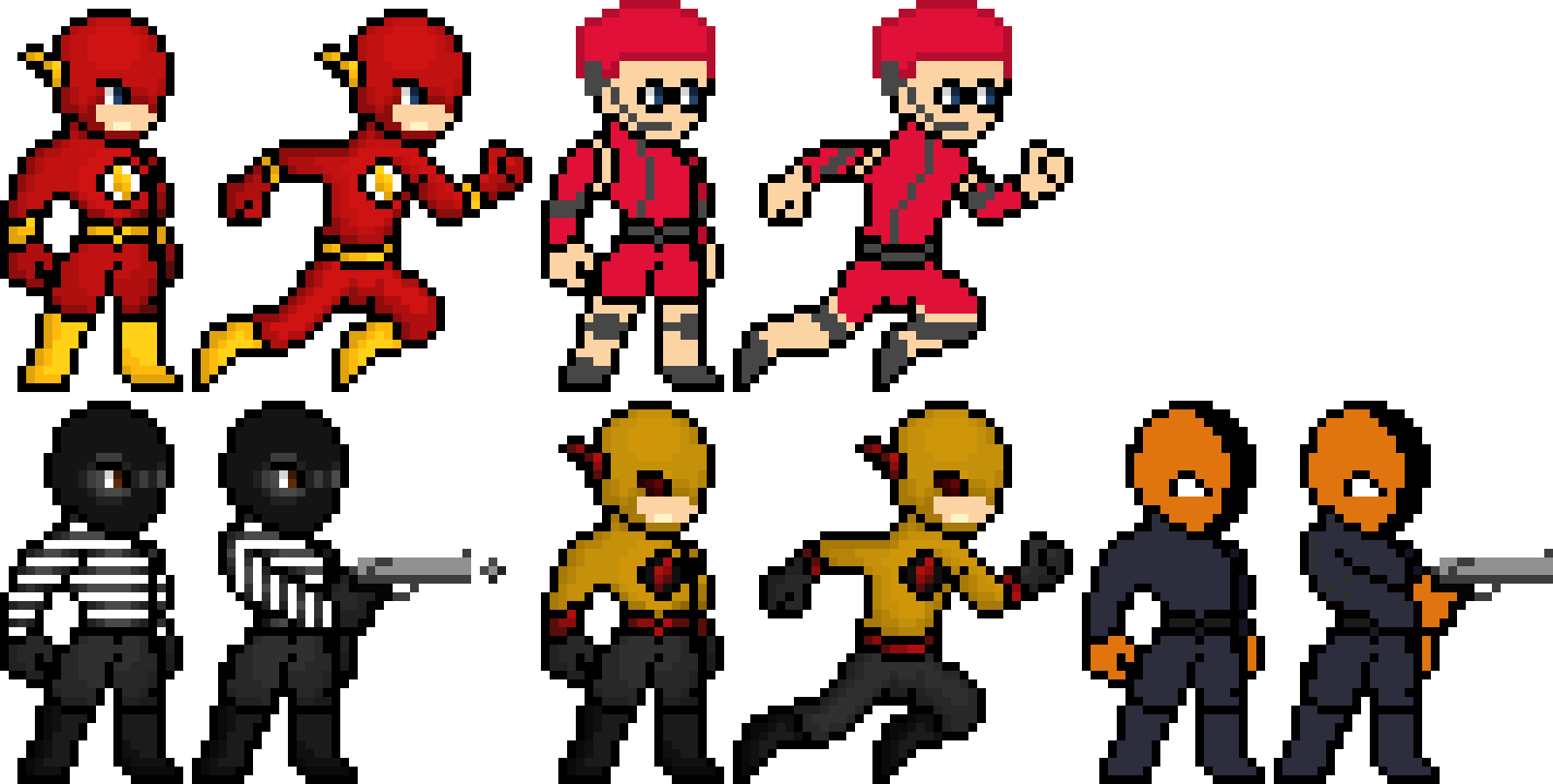 [9664c4] The Flash Pixel Art Collection
