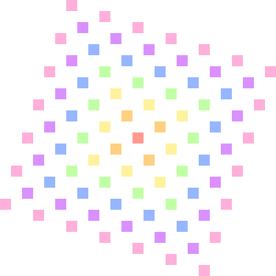 [9664c4] rainbow pattern