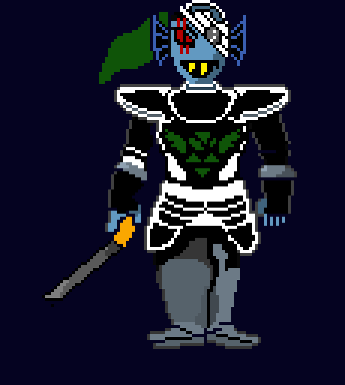 [8b313e] fellswapswap esmerald fallen metropoli undyne