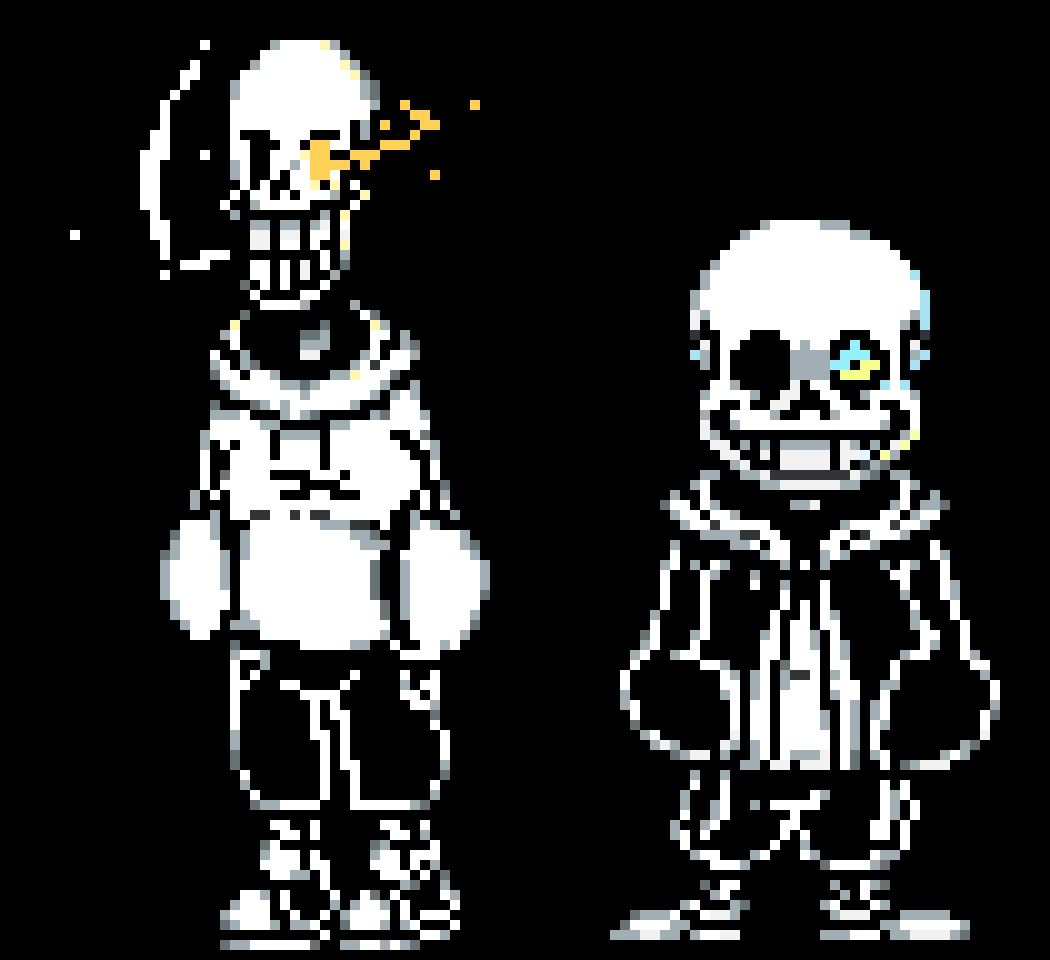 [977462] Sans: OH COME ON ITS NOT SANS ALONE IDIOT,IM MAKING BAD TIME TRIO AND THEN I ALSI KINDA QUIT SANS! I MADE GOAT CHILD AND A PIKACHU THATS A CROSSOVER BETWEEN UNDERTALE AND POKEMON AND THE NOT SO SERIOUS SKELETON AND A BALD TEACHER AND AN OC WHICH IS NOT UNDERTALE RELATED AND IS A POTATO. sorry for yelling.