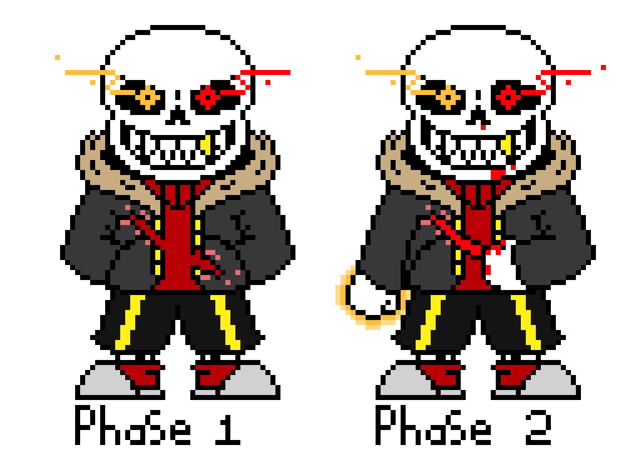 [5dd6a5] Genocidefell Sans Phase 1 and 2